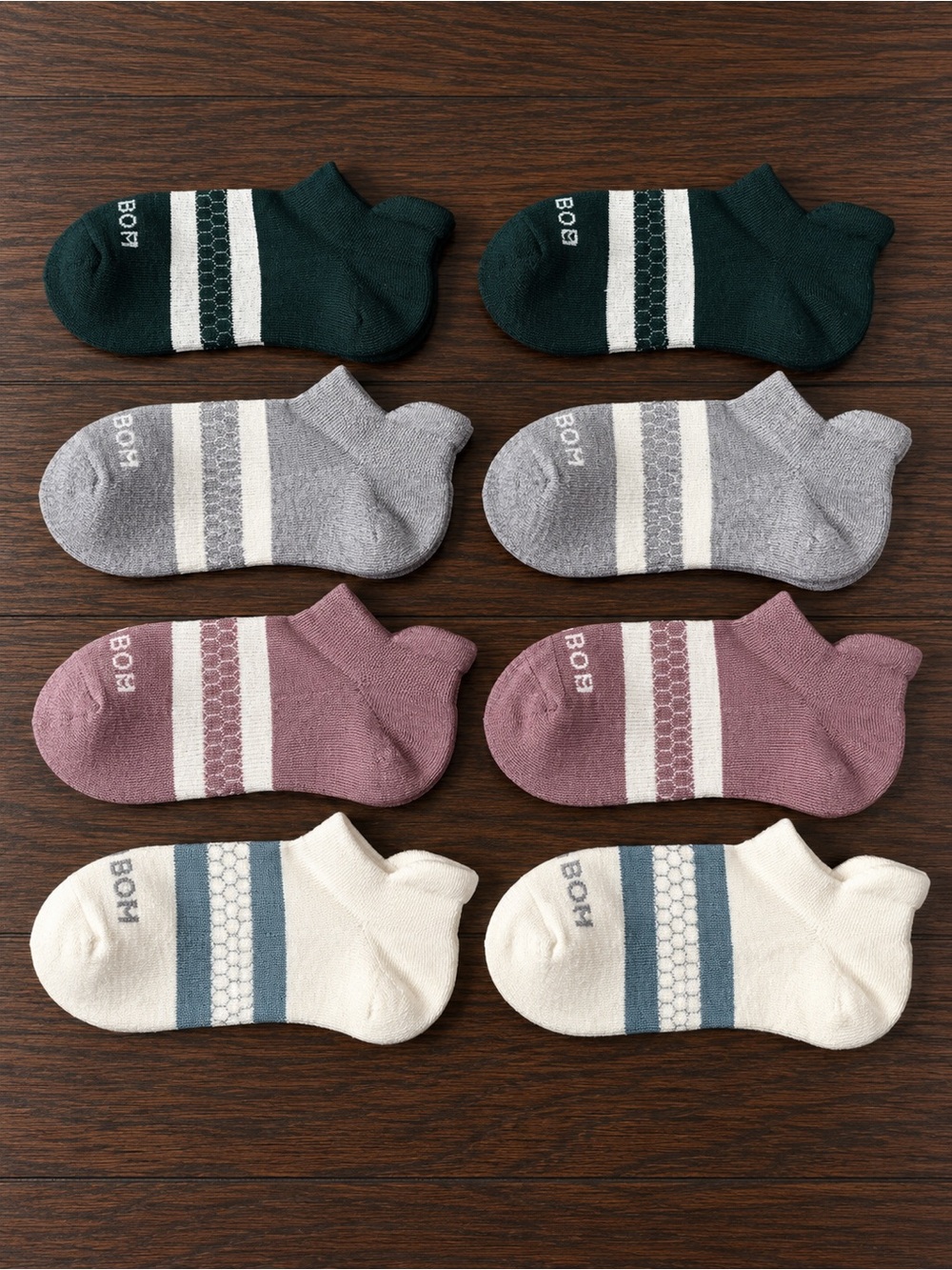 Bombas Women's Solids Ankle Sock 8-Pack - Small BNWT
